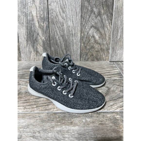 All Birds The Wool Runners Grey Marino Wool Running Shoes Women's Size 8 - Picture 2 of 7